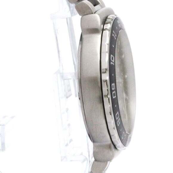 TAG HEUER Formula 1 Grand Date Alarm Steel Mens Watch WAU111C Polished